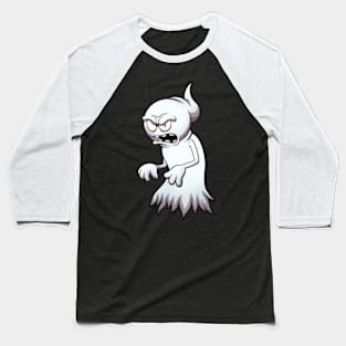 Creepy Ghost Baseball T-Shirt